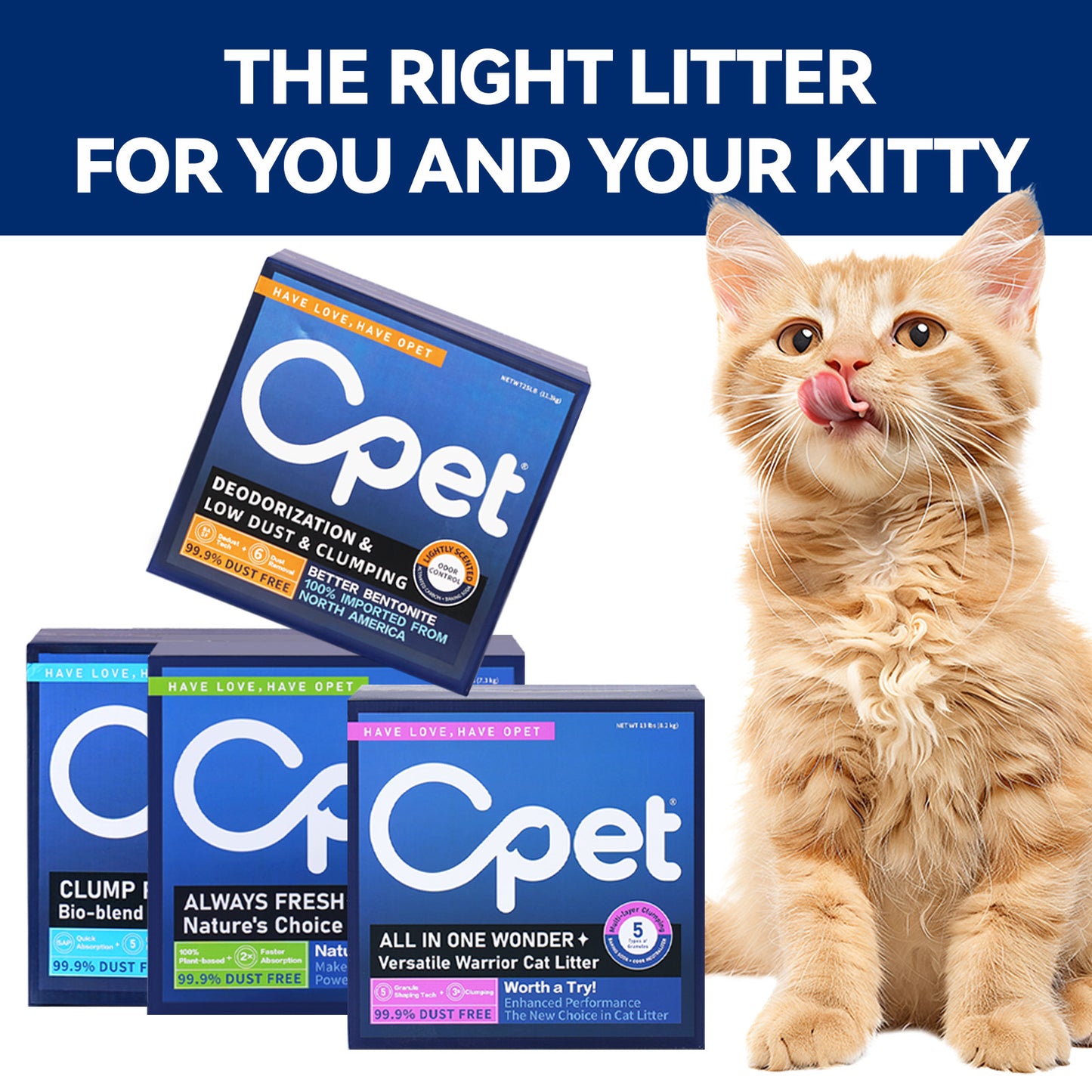 OPET 5 IN 1 Mixed Tofu Cat Litter 8.2kg