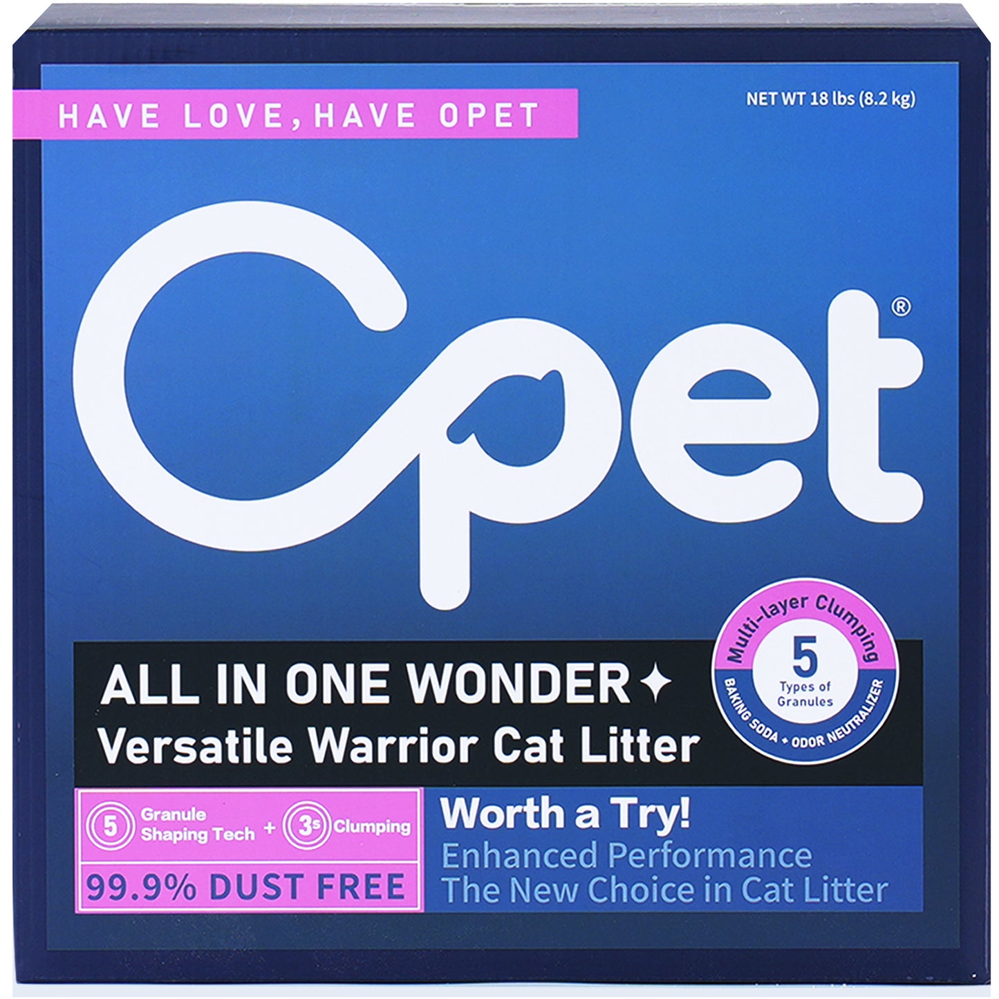 OPET 5 IN 1 Mixed Tofu Cat Litter 8.2kg